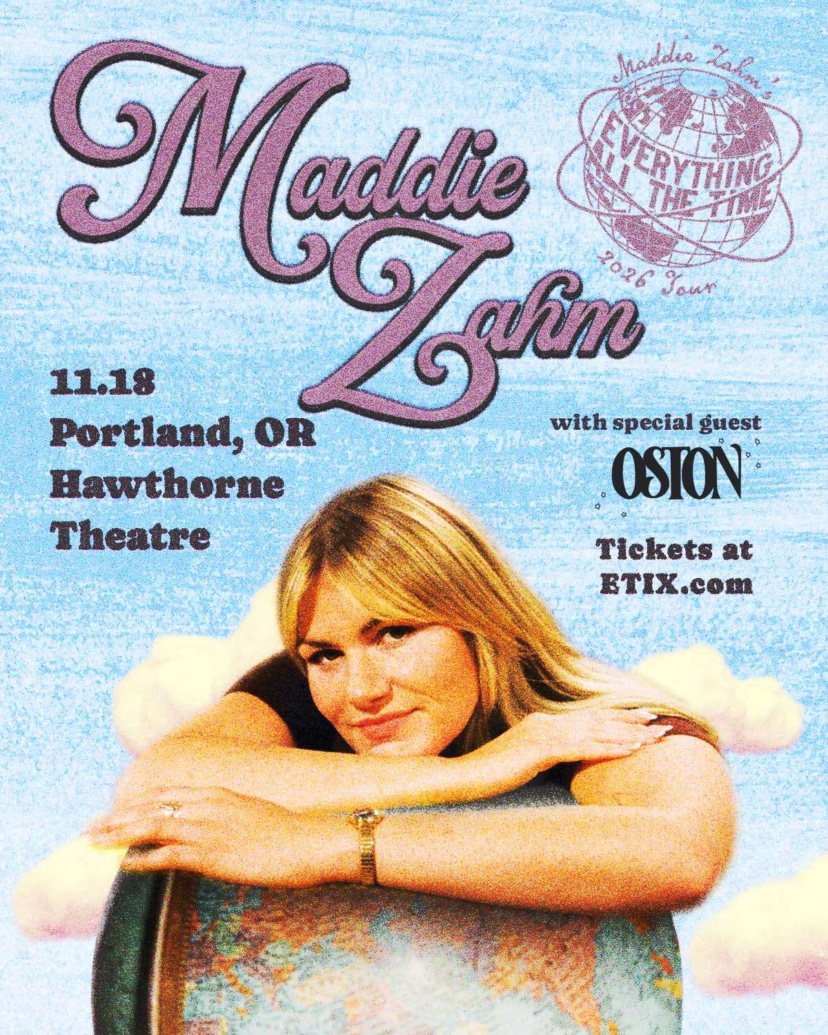 MADDIE ZAHM – Everything All The Time Tour